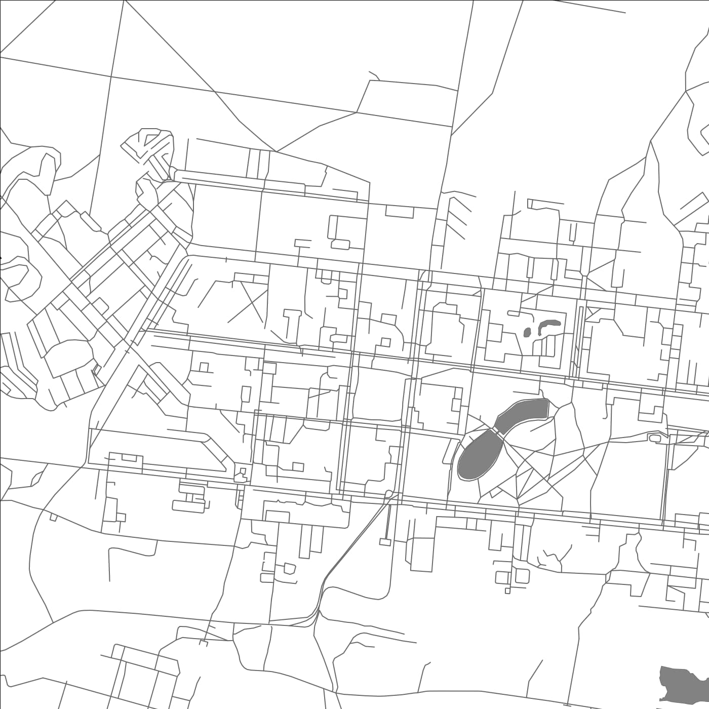 ROAD MAP OF ZELENODOLSK, RUSSIA BY MAPBAKES