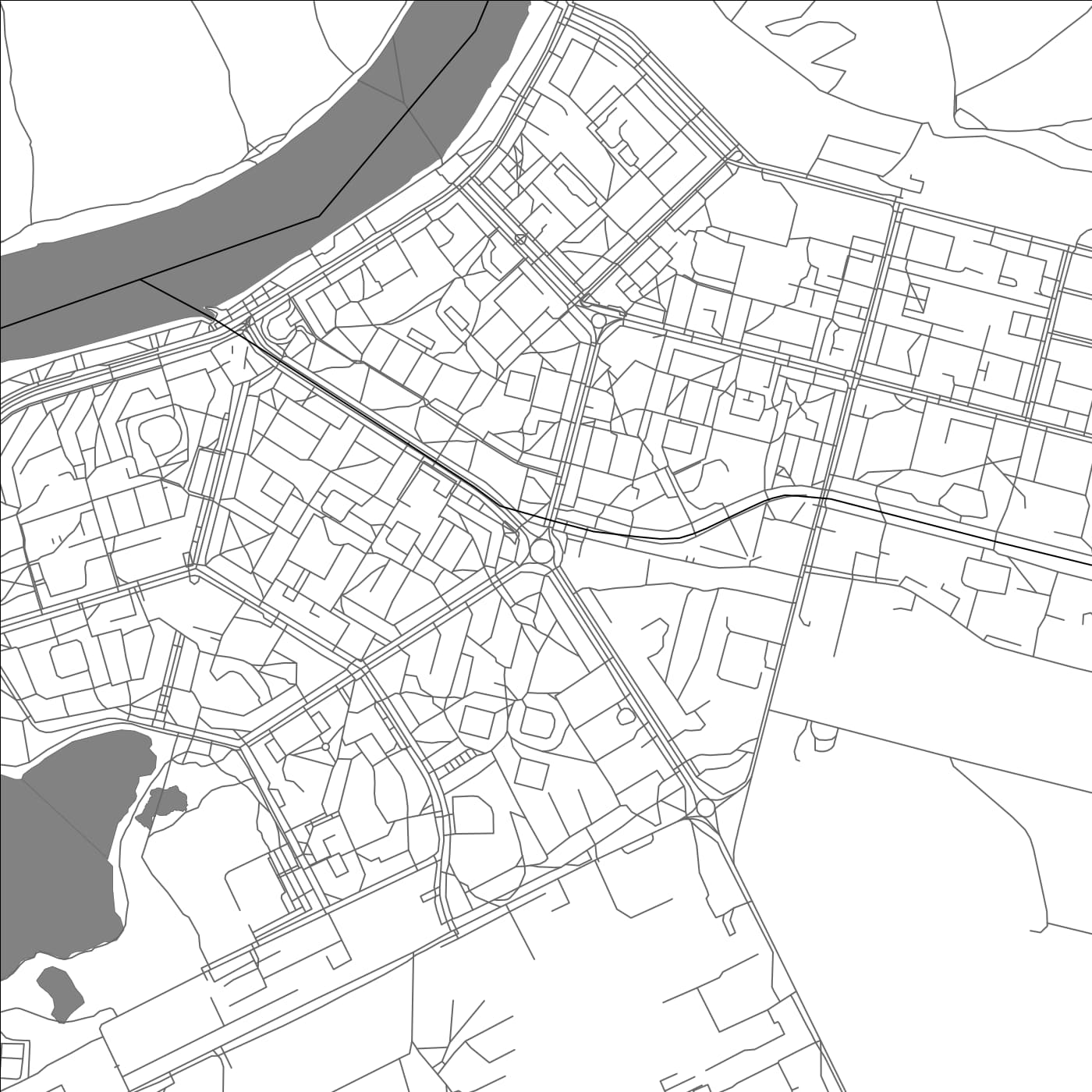 ROAD MAP OF ZELENOGORSK, RUSSIA BY MAPBAKES