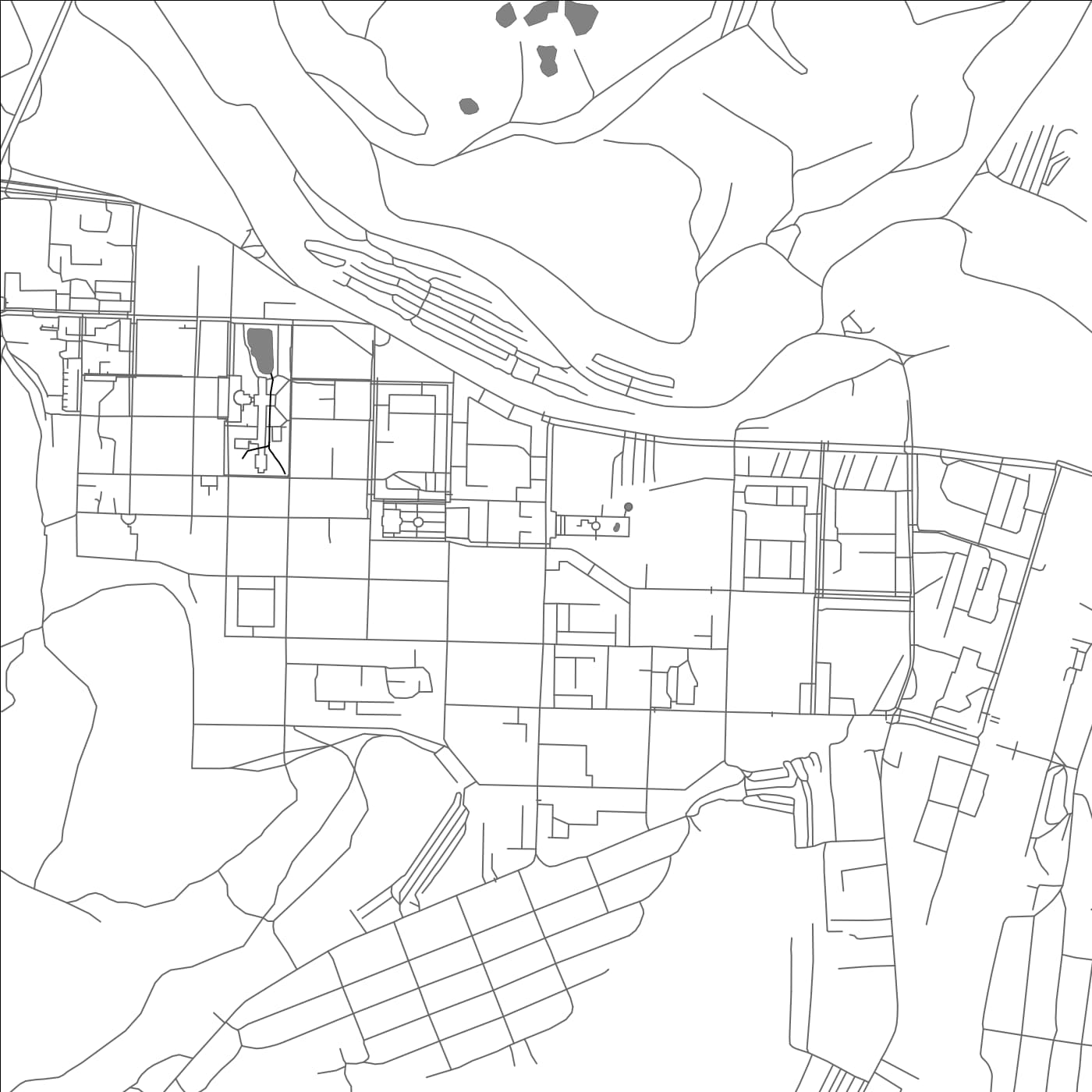 ROAD MAP OF ZHIGULYOVSK, RUSSIA BY MAPBAKES