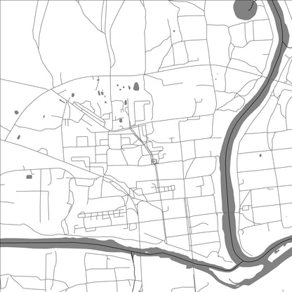 ROAD MAP OF ZUBTSOV, RUSSIA BY MAPBAKES