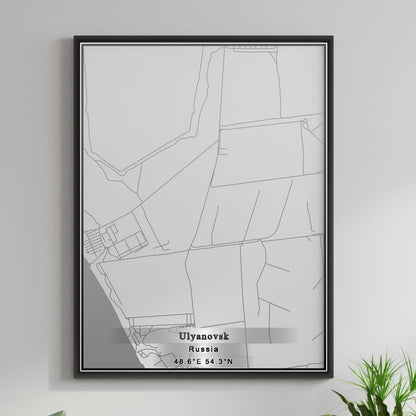 ROAD MAP OF ULYANOVSK, RUSSIA BY MAPBAKES