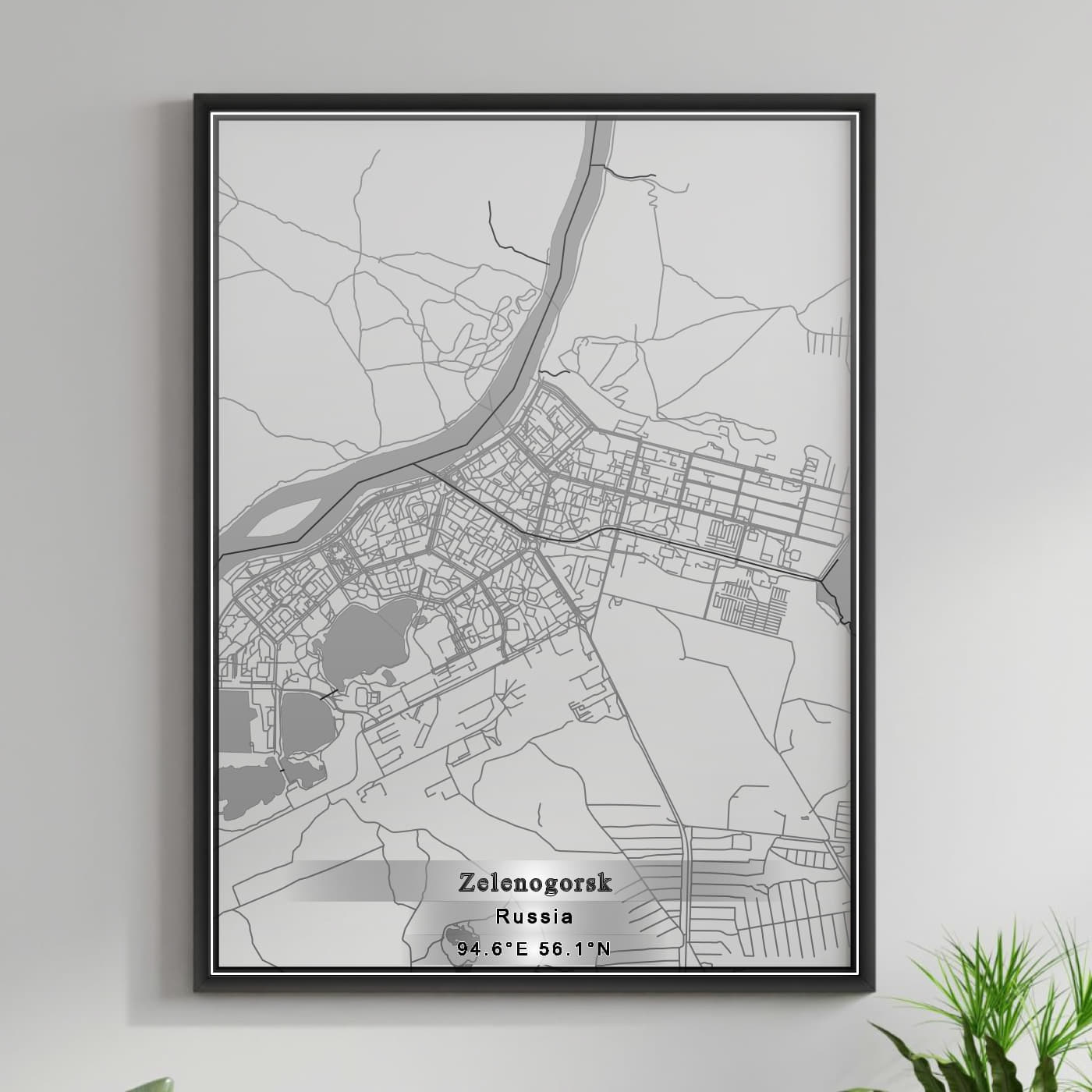 ROAD MAP OF ZELENOGORSK, RUSSIA BY MAPBAKES