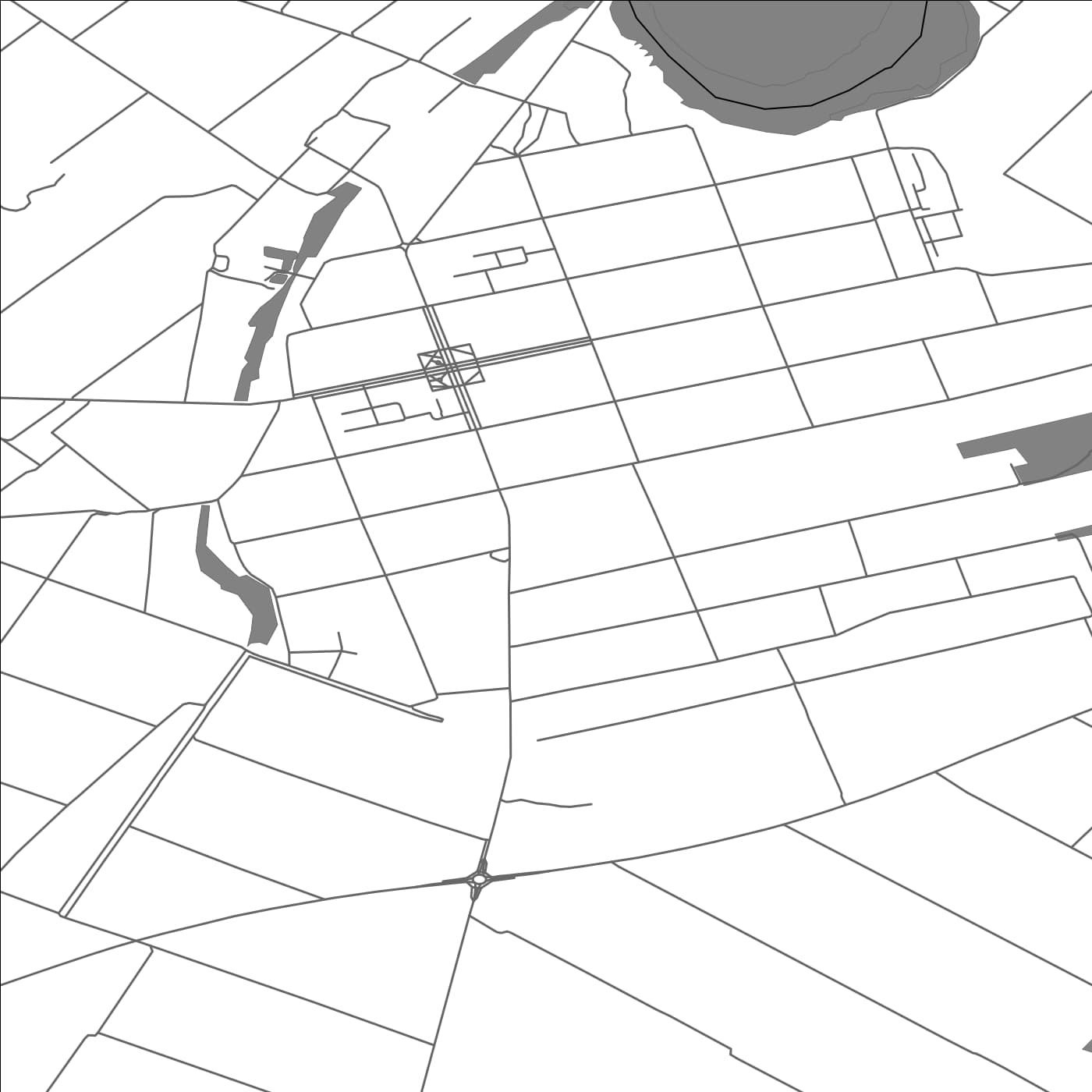 ROAD MAP OF ŽABALJ, SERBIA BY MAPBAKES