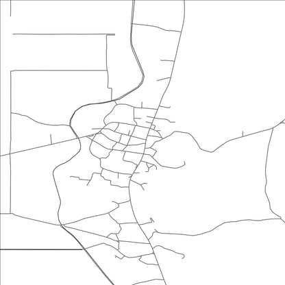 ROAD MAP OF ŽABARI, SERBIA BY MAPBAKES