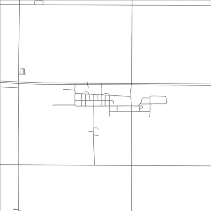 ROAD MAP OF ANDOVER, SOUTH DAKOTA BY MAPBAKES