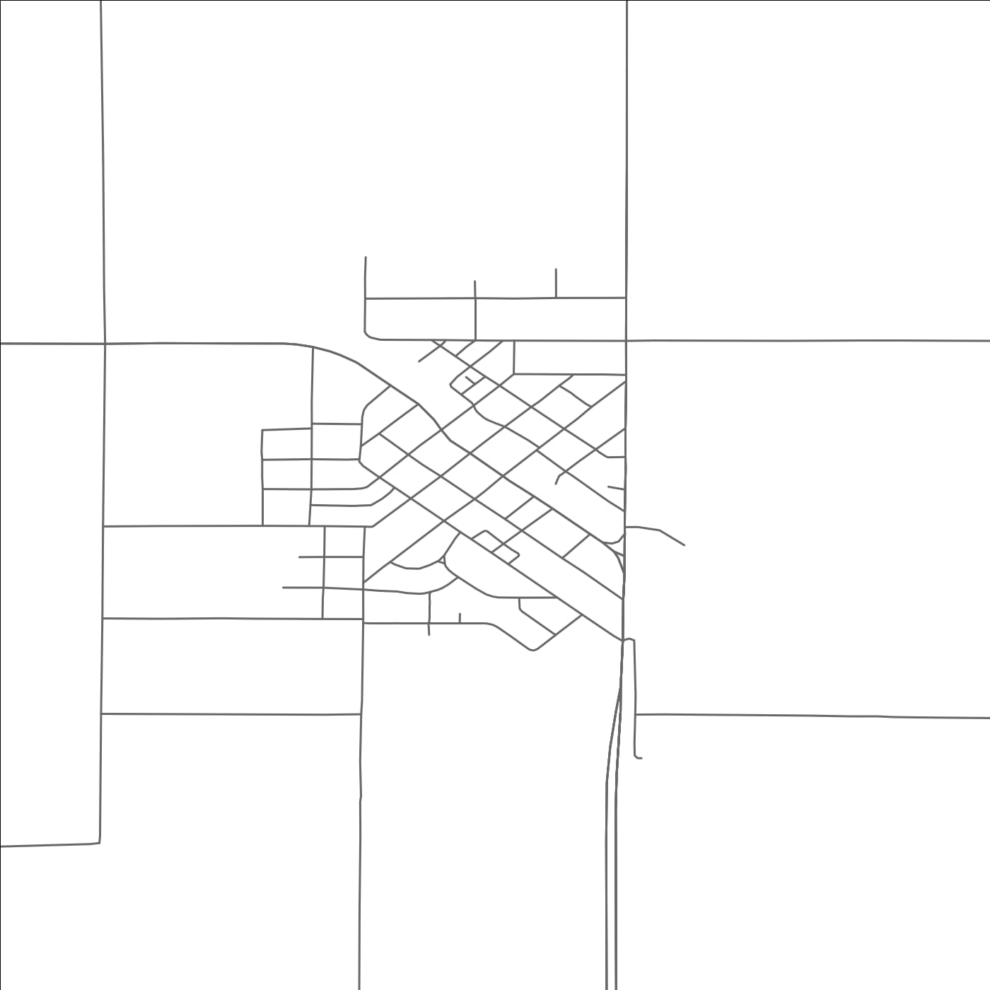 ROAD MAP OF ARLINGTON, SOUTH DAKOTA BY MAPBAKES