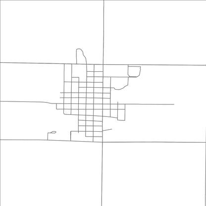 ROAD MAP OF ARMOUR, SOUTH DAKOTA BY MAPBAKES