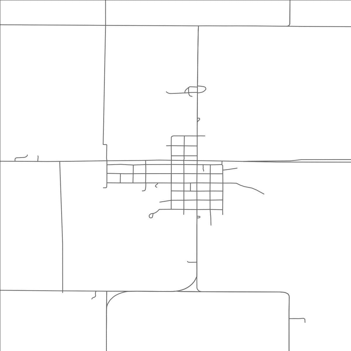 ROAD MAP OF ARTESIAN, SOUTH DAKOTA BY MAPBAKES