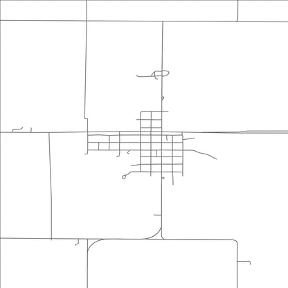 ROAD MAP OF ARTESIAN, SOUTH DAKOTA BY MAPBAKES