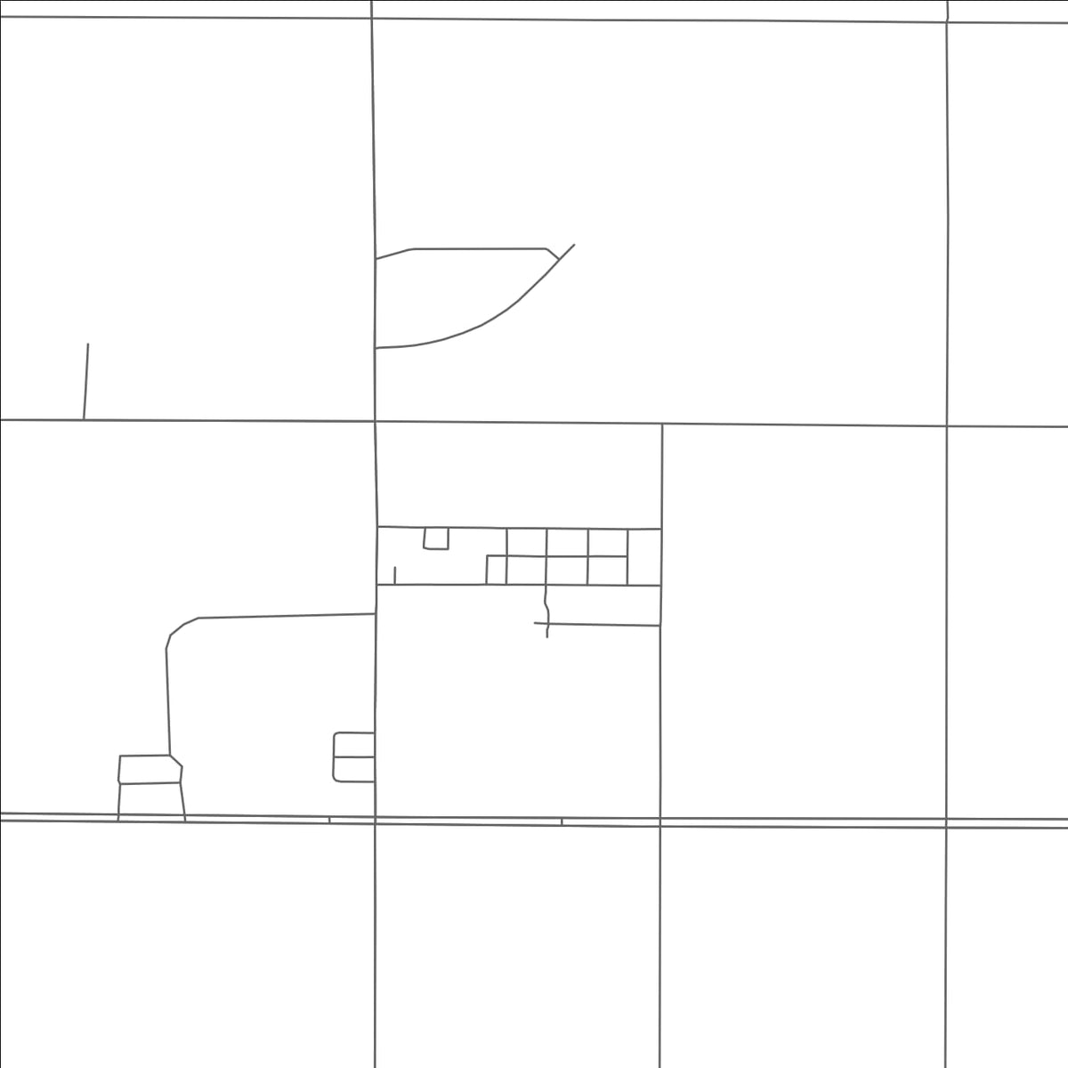 ROAD MAP OF BATH, SOUTH DAKOTA BY MAPBAKES