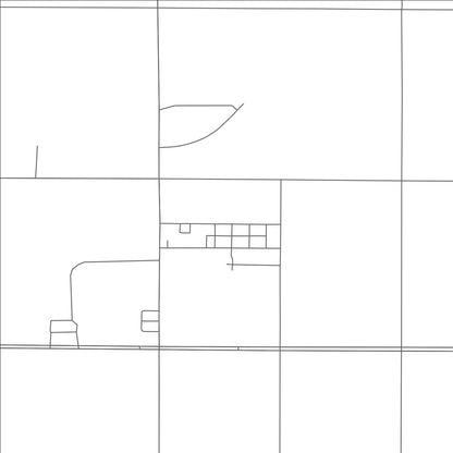 ROAD MAP OF BATH, SOUTH DAKOTA BY MAPBAKES