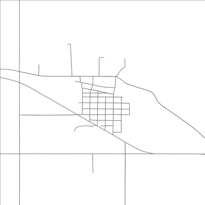 ROAD MAP OF BONESTEEL, SOUTH DAKOTA BY MAPBAKES