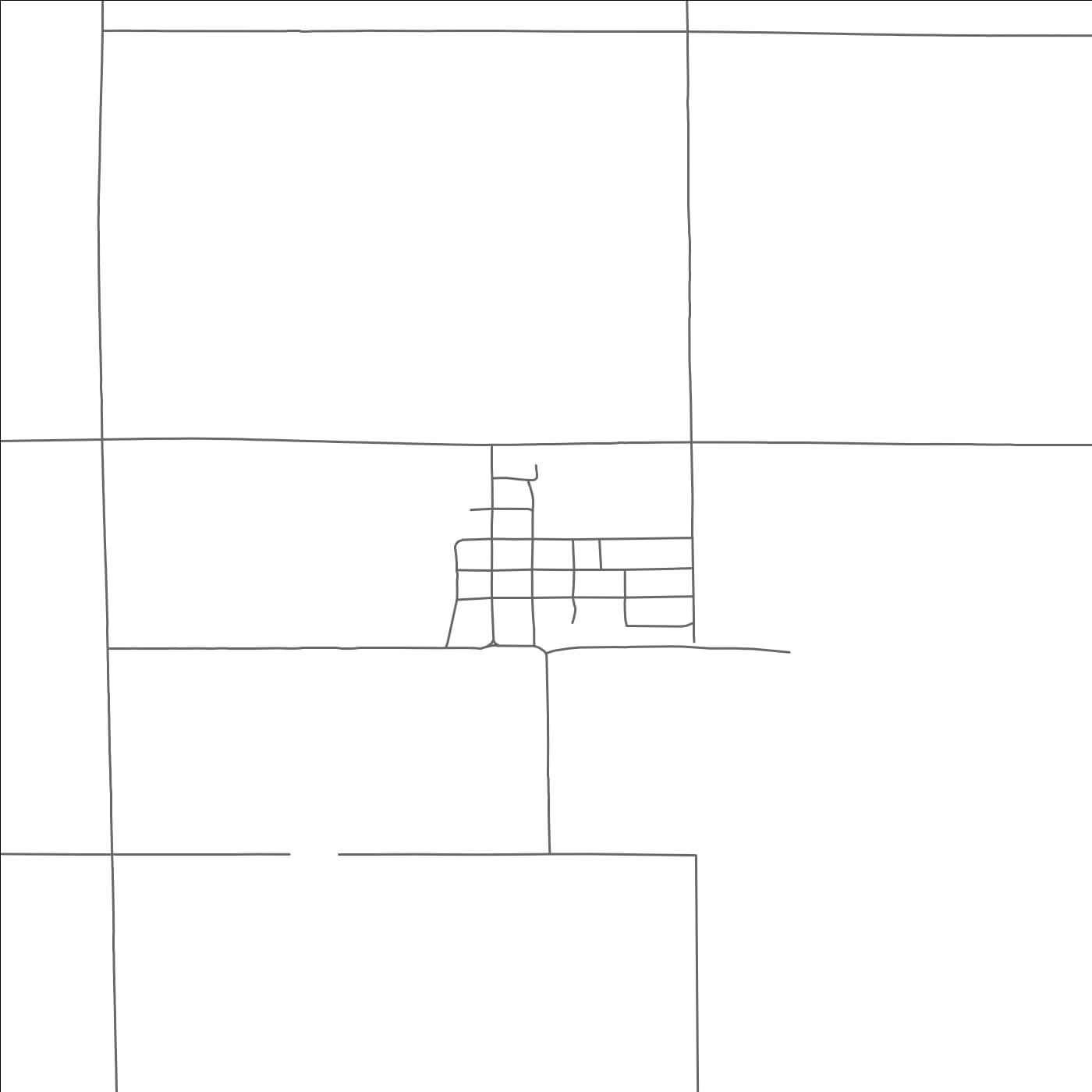 ROAD MAP OF BRADLEY, SOUTH DAKOTA BY MAPBAKES