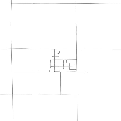 ROAD MAP OF BRADLEY, SOUTH DAKOTA BY MAPBAKES