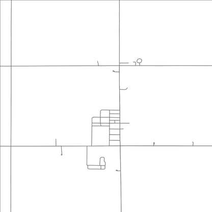 ROAD MAP OF BRANDT, SOUTH DAKOTA BY MAPBAKES