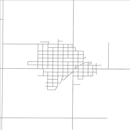 ROAD MAP OF BRITTON, SOUTH DAKOTA BY MAPBAKES