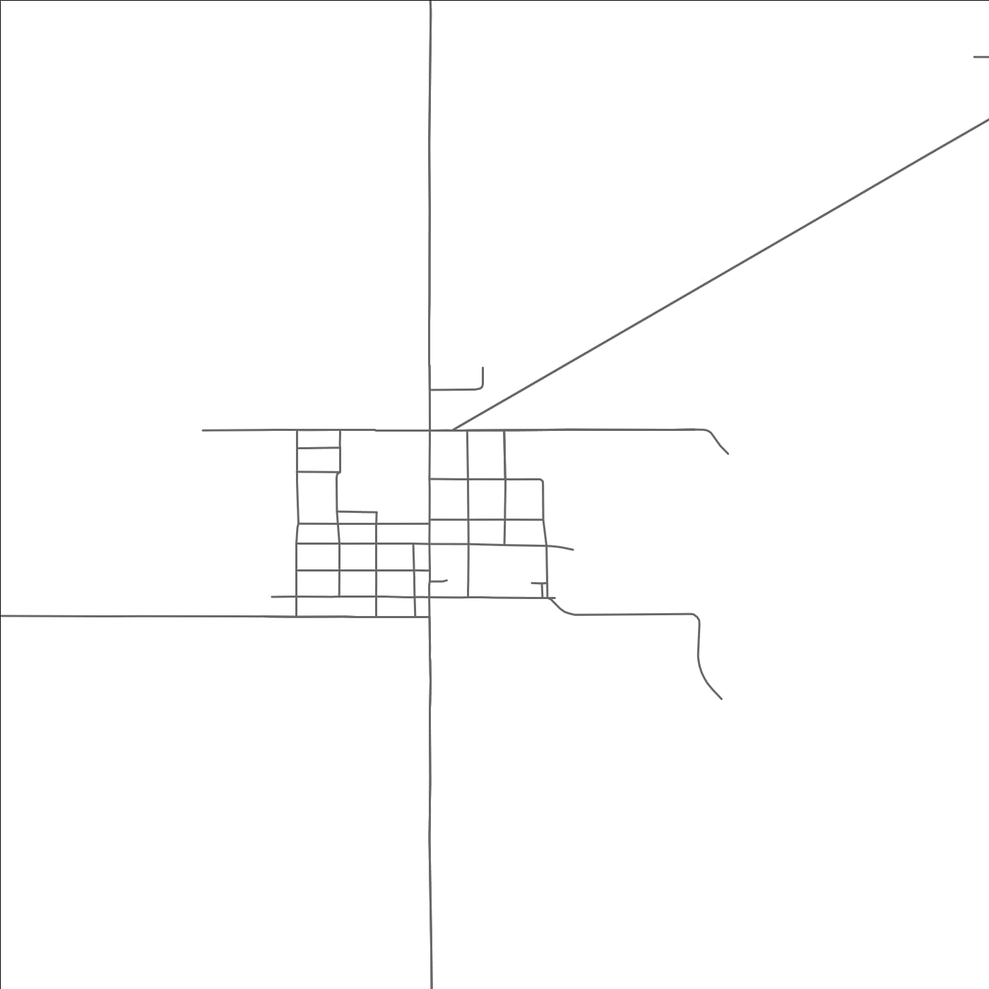 ROAD MAP OF BUFFALO, SOUTH DAKOTA BY MAPBAKES