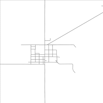 ROAD MAP OF BUFFALO, SOUTH DAKOTA BY MAPBAKES