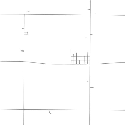 ROAD MAP OF CAVOUR, SOUTH DAKOTA BY MAPBAKES