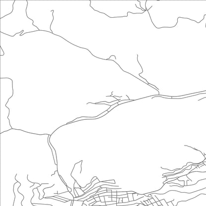 ROAD MAP OF CENTRAL CITY, SOUTH DAKOTA BY MAPBAKES