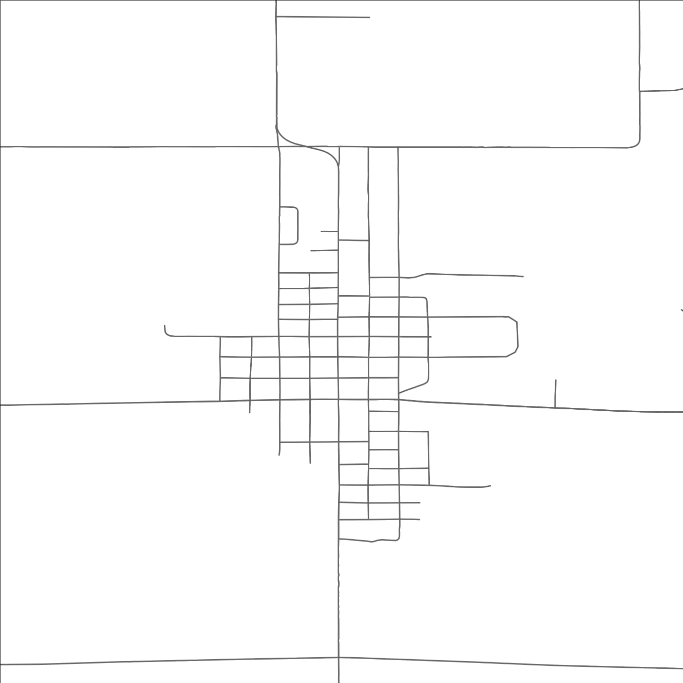 ROAD MAP OF CLARK, SOUTH DAKOTA BY MAPBAKES