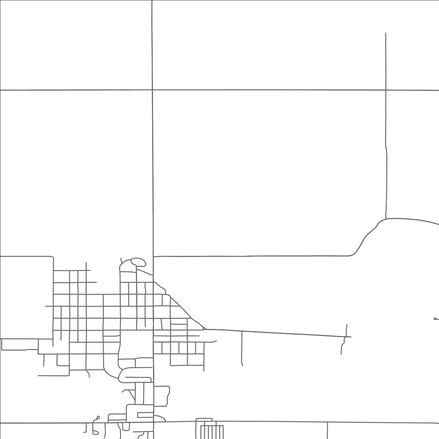 ROAD MAP OF CLEAR LAKE, SOUTH DAKOTA BY MAPBAKES