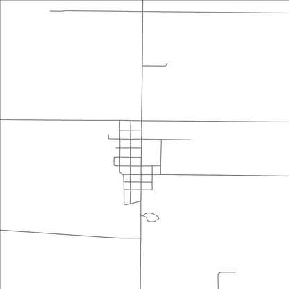 ROAD MAP OF COLUMBIA, SOUTH DAKOTA BY MAPBAKES