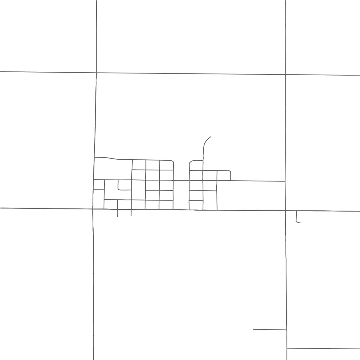 ROAD MAP OF CONDE, SOUTH DAKOTA BY MAPBAKES