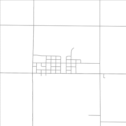 ROAD MAP OF CONDE, SOUTH DAKOTA BY MAPBAKES