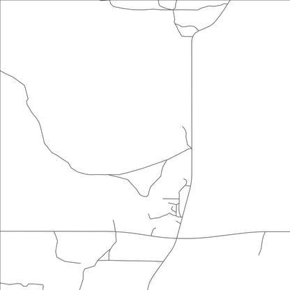 ROAD MAP OF CORN CREEK, SOUTH DAKOTA BY MAPBAKES