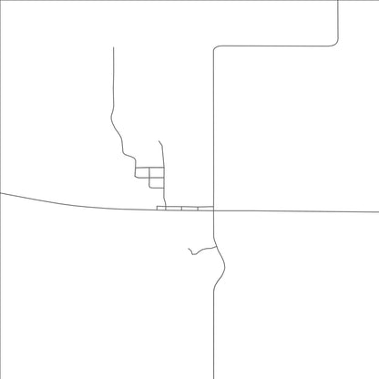 ROAD MAP OF COTTONWOOD, SOUTH DAKOTA BY MAPBAKES