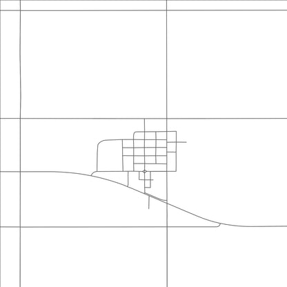 ROAD MAP OF DALLAS, SOUTH DAKOTA BY MAPBAKES