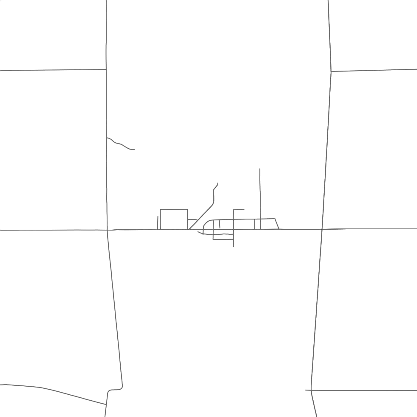 ROAD MAP OF DAVIS, SOUTH DAKOTA BY MAPBAKES