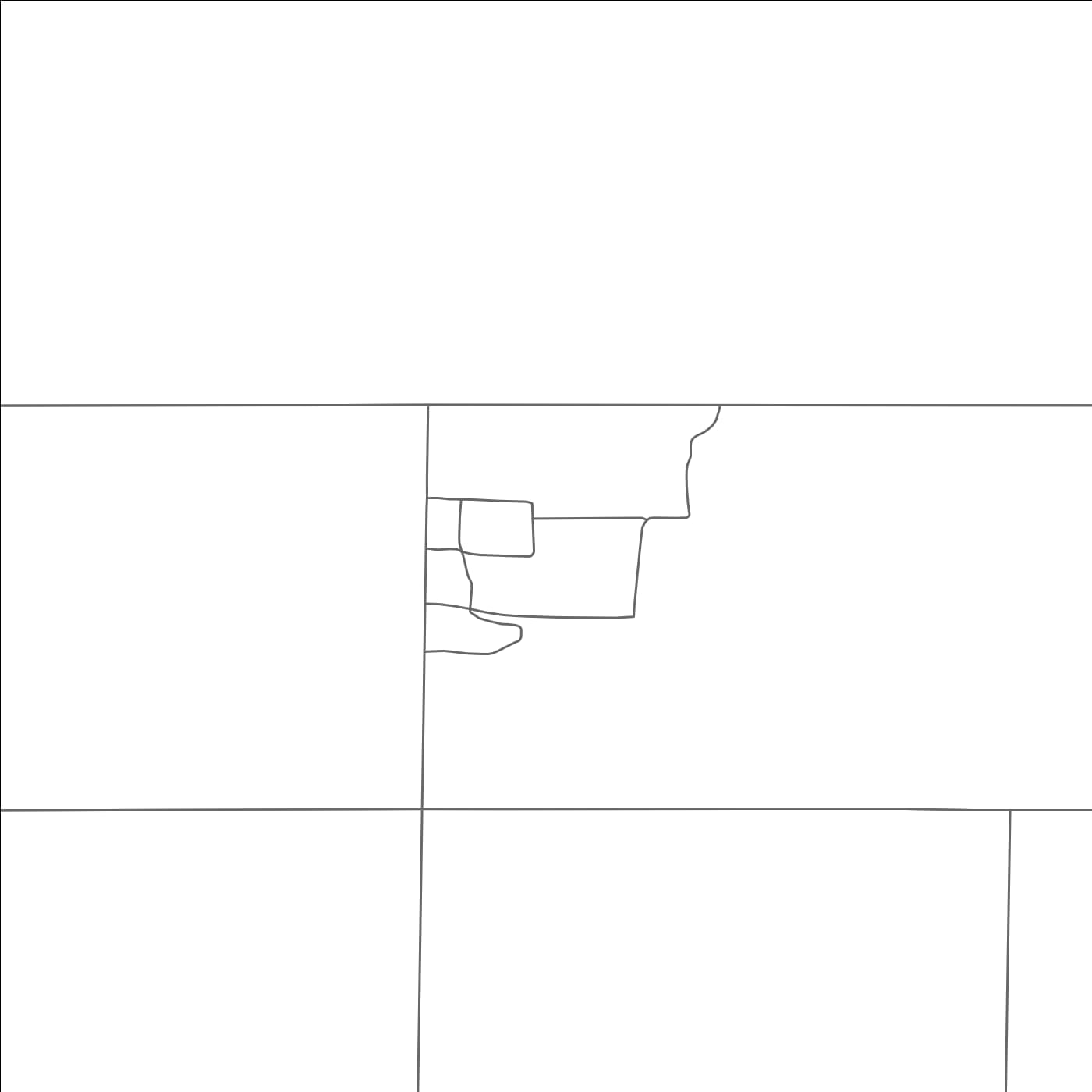 ROAD MAP OF DEERFIELD COLONY, SOUTH DAKOTA BY MAPBAKES