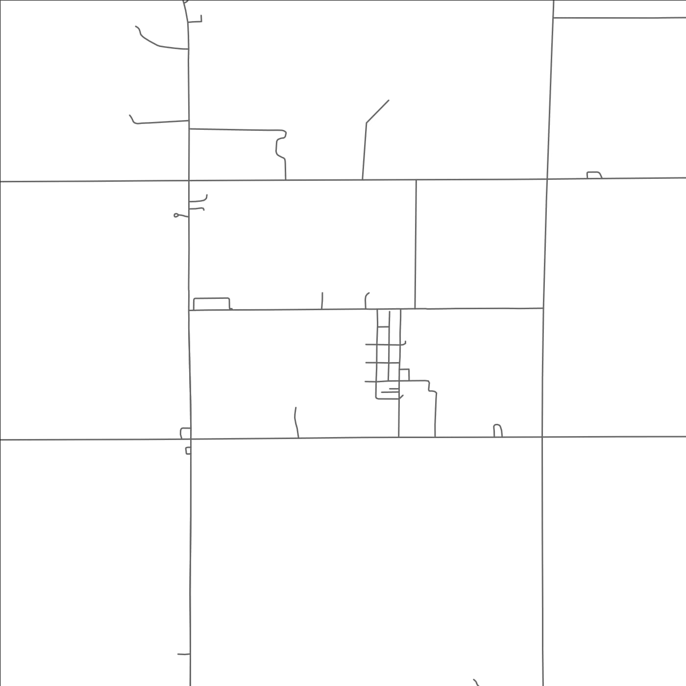 ROAD MAP OF DIMOCK, SOUTH DAKOTA BY MAPBAKES