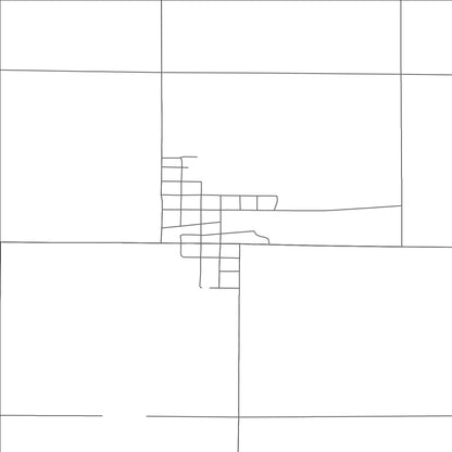 ROAD MAP OF DOLAND, SOUTH DAKOTA BY MAPBAKES