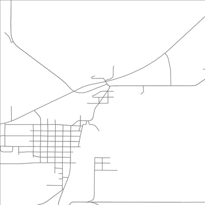 ROAD MAP OF DUDLEY, SOUTH DAKOTA BY MAPBAKES