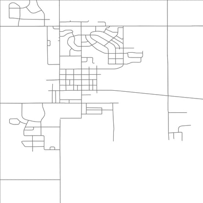 ROAD MAP OF EAGLE BUTTE, SOUTH DAKOTA BY MAPBAKES