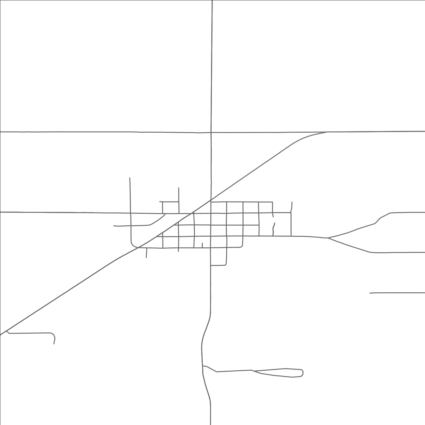 ROAD MAP OF EGAN, SOUTH DAKOTA BY MAPBAKES