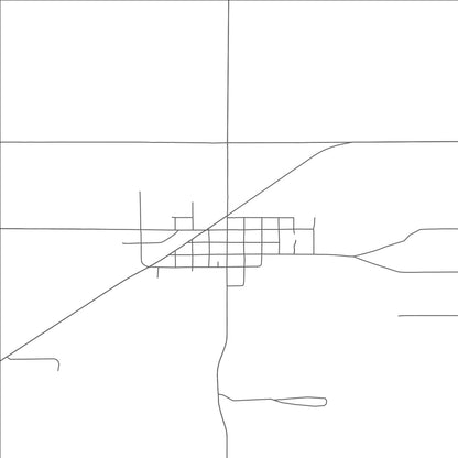 ROAD MAP OF EGAN, SOUTH DAKOTA BY MAPBAKES