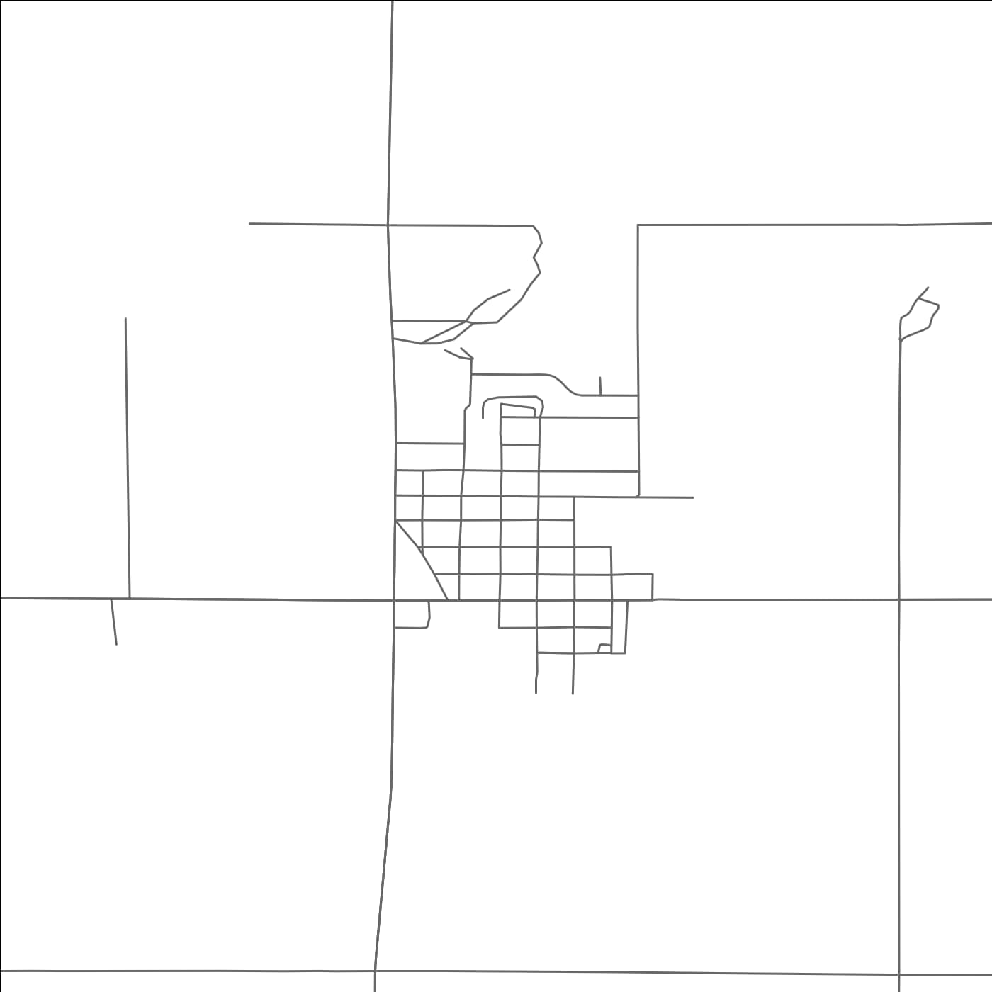 ROAD MAP OF ESTELLINE, SOUTH DAKOTA BY MAPBAKES