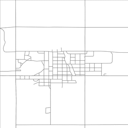 ROAD MAP OF EUREKA, SOUTH DAKOTA BY MAPBAKES