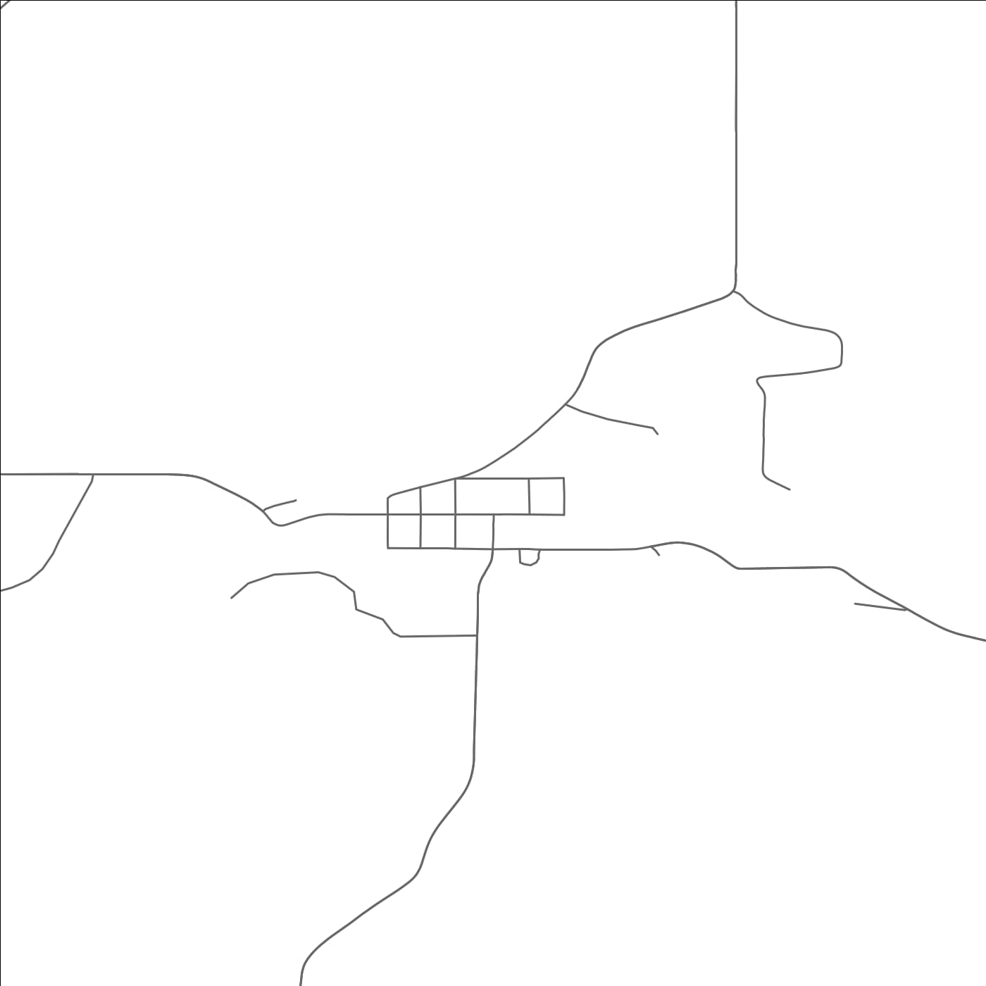 ROAD MAP OF FAIRBURN, SOUTH DAKOTA BY MAPBAKES