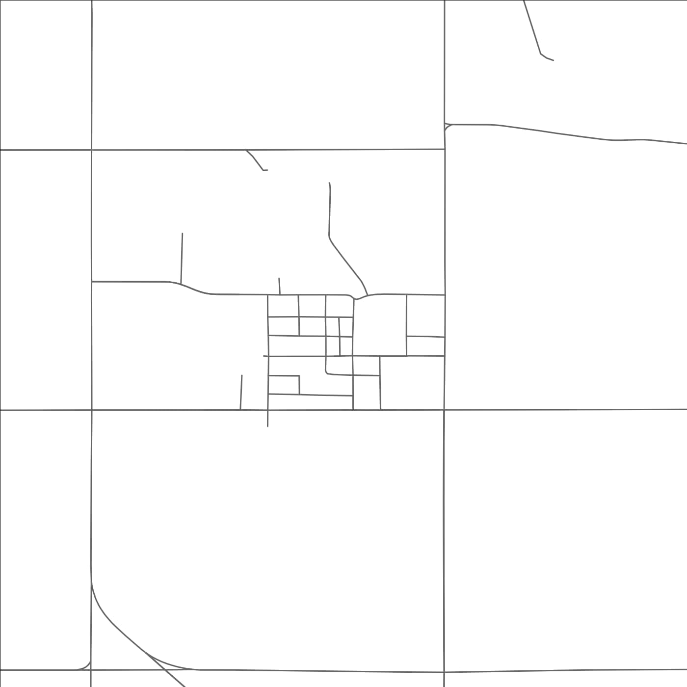 ROAD MAP OF FAIRFAX, SOUTH DAKOTA BY MAPBAKES