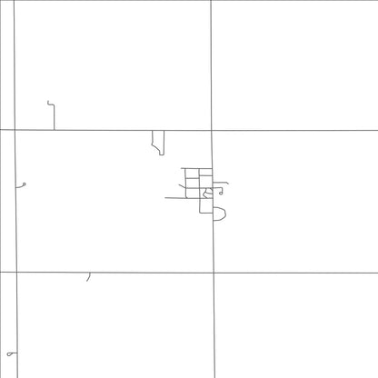 ROAD MAP OF FARMER, SOUTH DAKOTA BY MAPBAKES