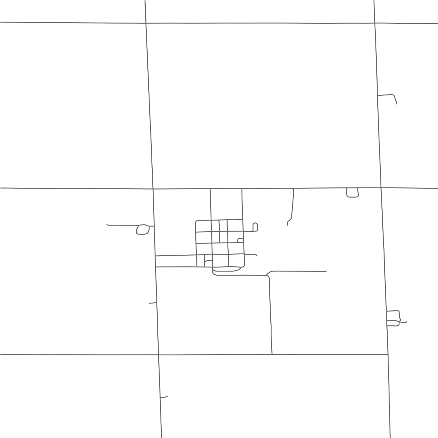 ROAD MAP OF FULTON, SOUTH DAKOTA BY MAPBAKES