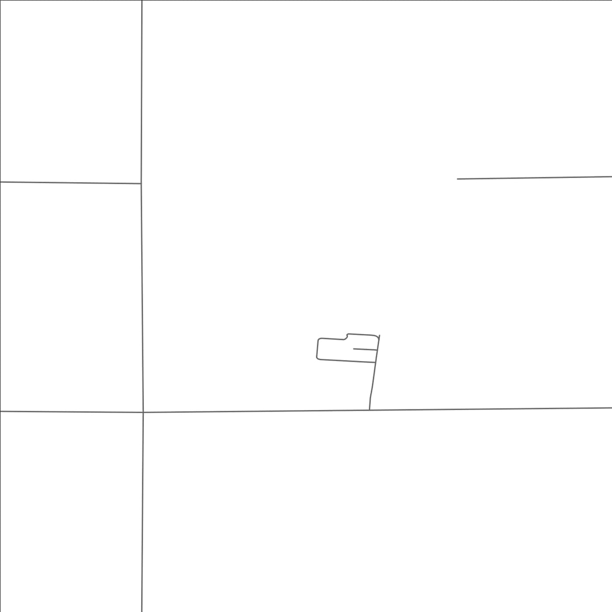 ROAD MAP OF GRASS RANCH COLONY, SOUTH DAKOTA BY MAPBAKES