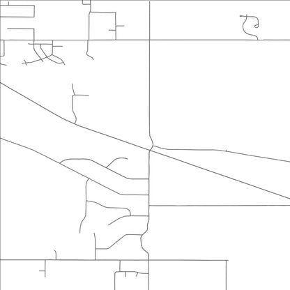 ROAD MAP OF GREEN VALLEY, SOUTH DAKOTA BY MAPBAKES