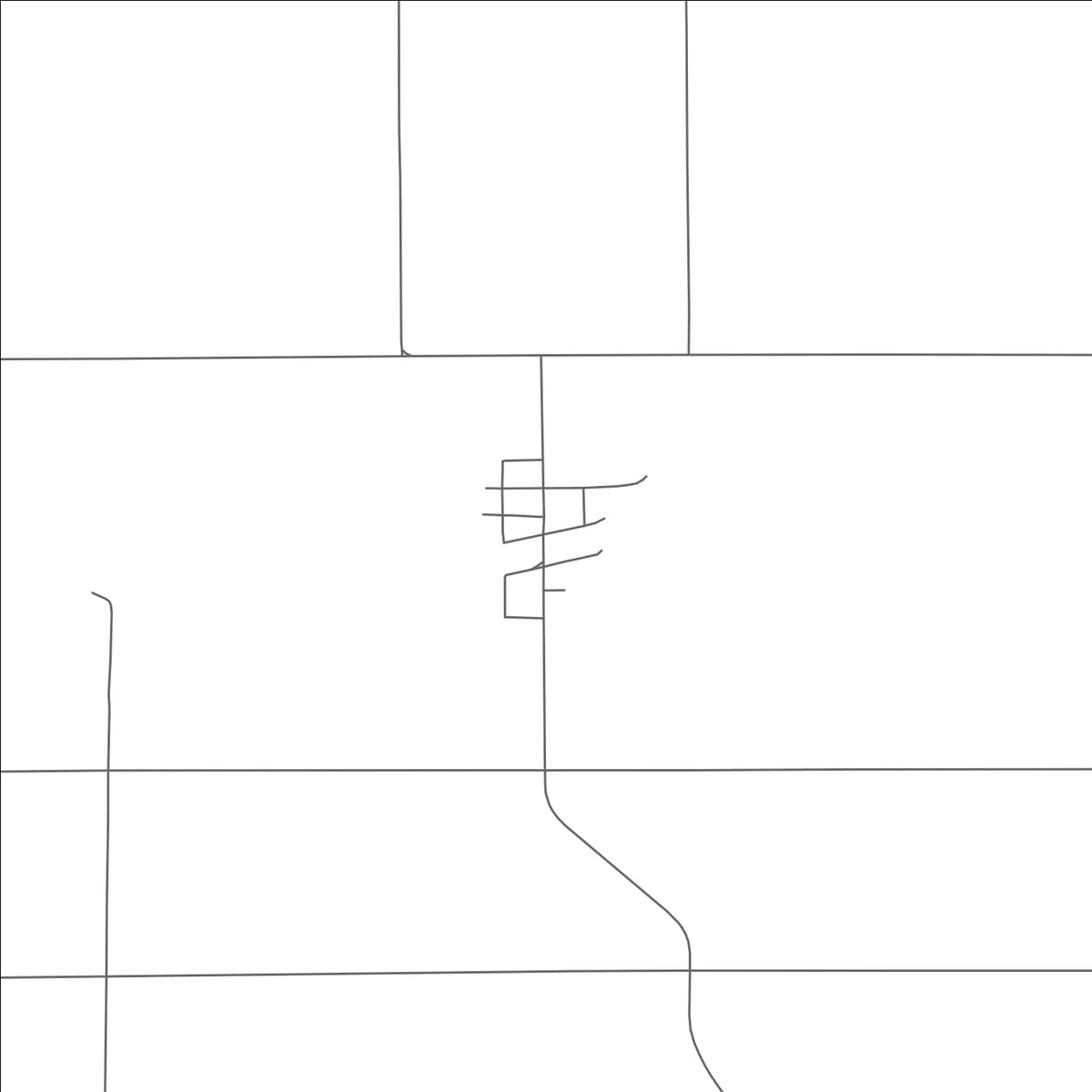 ROAD MAP OF HETLAND, SOUTH DAKOTA BY MAPBAKES