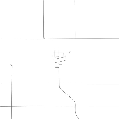ROAD MAP OF HETLAND, SOUTH DAKOTA BY MAPBAKES